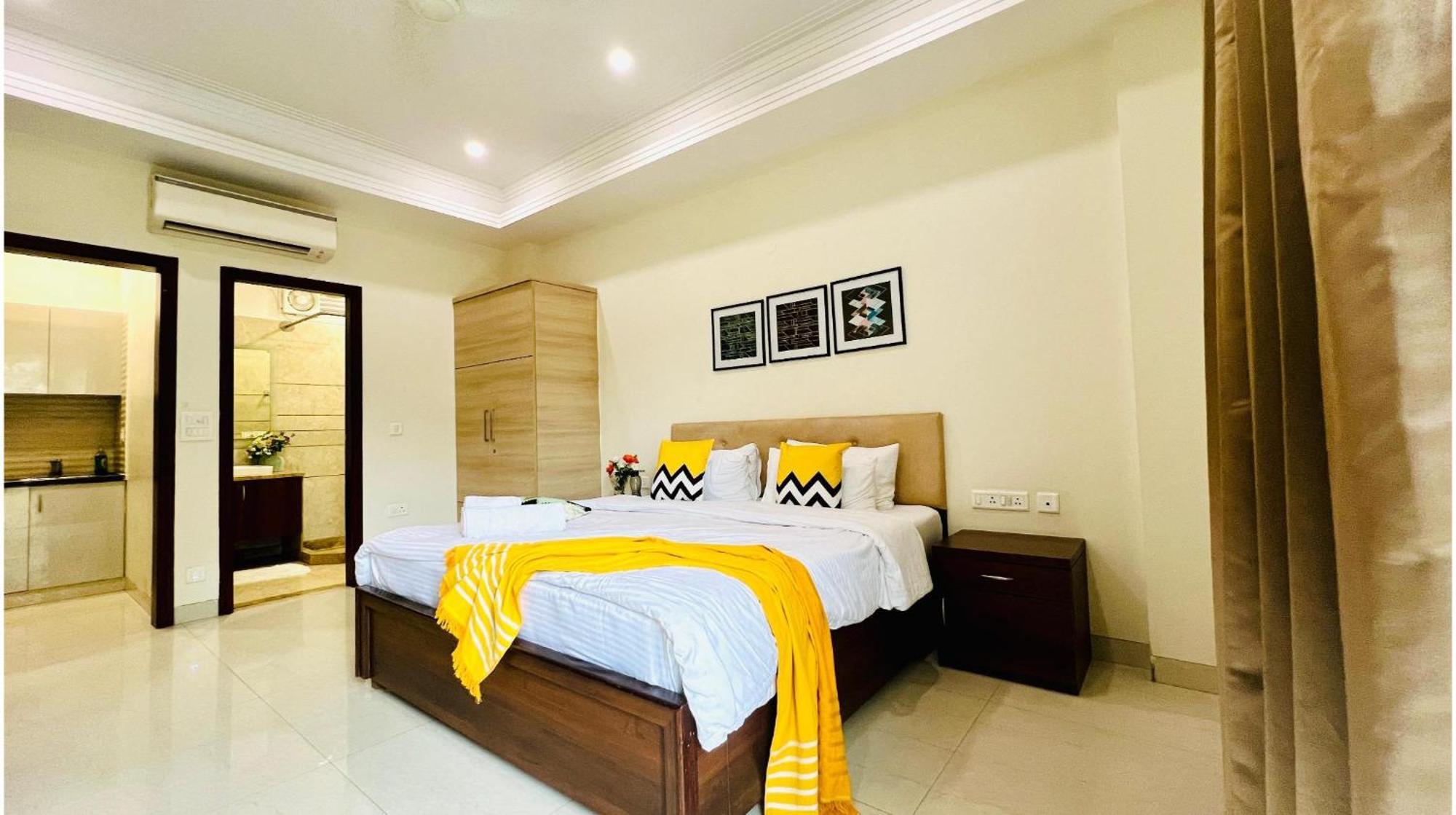 Olive Service Apartments - Golf Course Road Gurgaon Buitenkant foto