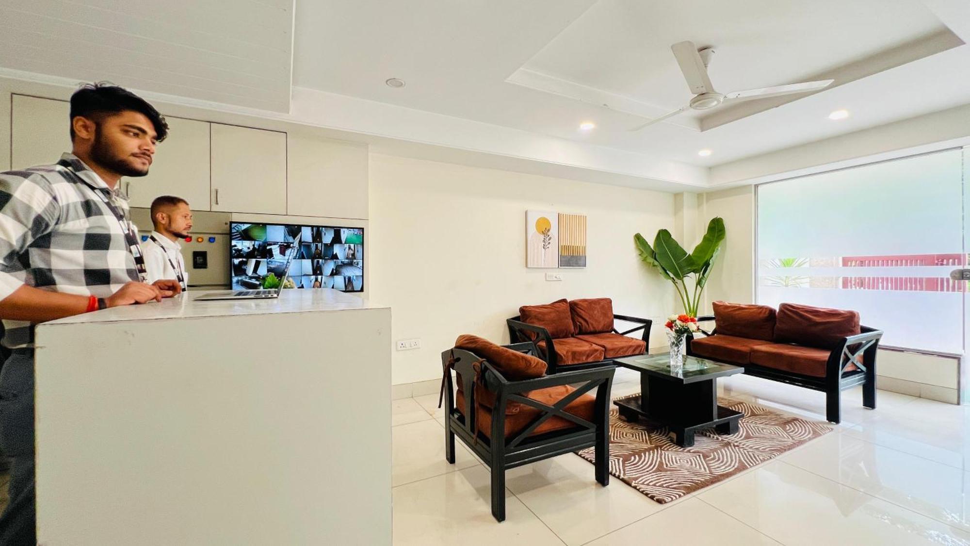 Olive Service Apartments - Golf Course Road Gurgaon Buitenkant foto
